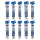 10 Tubos Fio Estanho P/ Solda C/ Fluxo Ra 22g 1,00mm Cobix