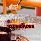 10 Un Assadeira Aluminio Oval 4l 24069