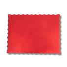 10 Un Cake Board Base Laminada P/ Bolo Retangular 20x33cm. Vermelho