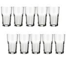 10 Un Copo Vidro Suco Agua 340ml Bristol Cristal Luxo Nadir 10 Un Copo Vidro Suco Agua 340ml Bristol Cristal Luxo Nadir