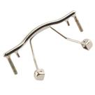 10 Un Ponte Plaqueta Metal Armação 3 Três Peça Silhouette Óculo conserto oculos reposição sem parafuso encaixe aro apoio flutuante