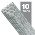 10 Und Barra Roscada Zincada 1/4x1m