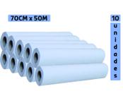 10 Unds Lençol De Papel Hospitalar Descartável 70cm X 50m 10 Unds Lençol De Papel Hospitalar Descartável 70cm X 50m