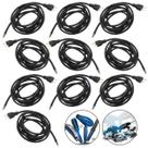 10 Unidades Cabo Elétrico Flex Com Plug 10a 2.0x 1.50x 2,82m 10 Unidades Cabo Elétrico Flex Com Plug 10a 2.0x 1.50x 2,82m