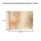 10 Unidades Cake Board Base Laminada P/ Bolo Retangular 20x33cm.