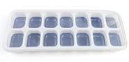 10 Unidades De Formas Para Gelo Em Plástico Fundo De Silicone Tampa Plástica