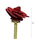 10 Unidades de Varetas Decorativas Flor de Macrame com detalhe ouro 10 Unidades de Varetas Decorativas Flor de Macrame com detalhe ouro