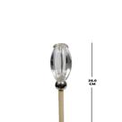 10 unidades de Varetas Oval ou Bolinha Espiral Cristal Anel Prata ou Ouro 10 unidades de Varetas Oval ou Bolinha Espiral Cristal Anel Prata ou Ouro