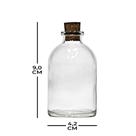 10 Unidades de Vidro Penicilina 50ml com Rolha