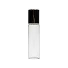 10 Unidades de Vidro Rollon Cilíndrico Transparente Tampa Prata 5ml