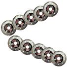 10 Unidades do Disco de Corte Diamantado Turbo para Esmerilhadeira Uzzy 1108x22,2mm