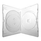 10 Unidades Estojo Box DVD Triplo Transparente Modelo Padrão