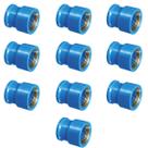 10 Unidades Luva LR Bucha Latão 25x1/2" Azul