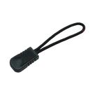 10 unidades/pacote zíper puxa cabo termina cinta lariat preto para acessórios de vestuário 10 unidades/pacote zíper puxa cabo termina cinta lariat preto para acessórios de vestuário