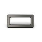 10 Unidades - Passante Retangular Zamac Banho 22mm x 11mm