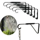 10 unidades suporte para plantas 25 cm:preto 25 cm x 14 cm