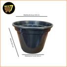 10 Vaso 14 Preto Ideal Para Orquídeas e Suculentas