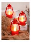 10 Vela Led Castiçal Lamparina Bateria Decoração Festas