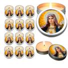 10 Velas Aromaticas Lembrancinhas Santa Gianna na Latinha Decoração Casa Capelinha Cantinho de oração Catolica 3 Horas d 10 Velas Aromaticas Lembrancinhas Santa Gianna na Latinha Decoração Casa Capelinha Cantinho de oração Catolica 3 Horas d