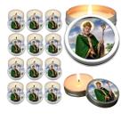 10 Velas Aromaticas Lembrancinhas São Sebastião na Latinha Decoração Casa Capelinha Cantinho de oração Catolica 3 Horas 10 Velas Aromaticas Lembrancinhas São Sebastião na Latinha Decoração Casa Capelinha Cantinho de oração Catolica 3 Horas