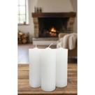 10 Velas Brancas 7 Dias 260g Parafina Pura Sem Fumaça