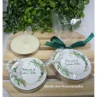 10 velas perfumadas lembrancinhaS de batizado verde