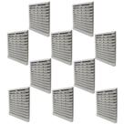 10 Venezianas Grelha C/ Filtro Para Microventilador Metaltex
