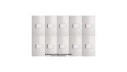 10 x Kit 4x2 Interruptor Simples Lunare Up S411007 Branco Fosco Schneider