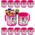 10 Xícara Plástica Minnie p Doce Festa Decoração Aniversário