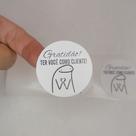 100 Adesivo Oba, Feito com amor, Flork, Produto artesanal, 3 cm Variações