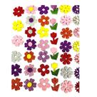 100 Adesivos Pet Flores Eva Glitter Petshop Cães E Gatos Pet