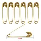 100 Alfinete Segurança Dourado 22mm Costura Artesanato Joias