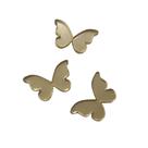 100 Apliques em Acrílico Espelhado - Mini Borboletinha 1,5cm