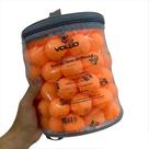 100 Bolas Tênis de Mesa VT112-0 Vollo Sports Laranja + Bolsa