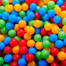 100 Bolinha De Piscina Coloridas Cores Sortida Infantil Não Amassam
