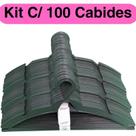 100 Cabides Pretos Kit Econômico para Lavanderia e Organização de Roupa Adulto Reforçado
