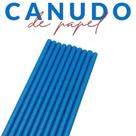 100 Canudos De Papel Topo de Bolo Cabo Pão de Mel e Pirulito