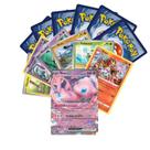 100 Cartas Pokémon + 10 Brilhantes + 1 Ultra Rara Originais