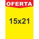 100 Cartaz Oferta SULFITE Supermercado P A5 15x21cm 100 Cartaz Oferta SULFITE Supermercado P A5 15x21cm