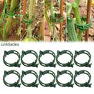 100 Clipes de Suporte para Plantas - Estacas de Treliça de Plástico para Estufa de Tomate