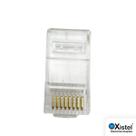 100 conectores rj45-ez 8 vias 8 contatos cat.6e
