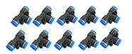 100 Conexão Pneumatica Tee Emenda Engate Rapido Pu 6mm 100 Conexão Pneumatica Tee Emenda Engate Rapido Pu 6mm