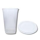 100 Copos Kopus 275ml 100 Tampas sem Furo para Milk Shake 330ml Prático e Resistente