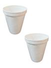 100 Copos Térmico Descartável 180ml P/ Sopas caldos bebidas