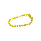100 Correntes Bolinha 7cm 2mm Amarela Chaveiro Personalizado