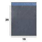 100 Envelopes Plásticos Segurança 19x25 para ecommerce Correios Cinza