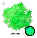 100 Estrelas Brilha no Escuro Teto Menor Preço - Galáxia Fluorescente Quarto Infantil Kit Top