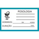 100 Etiquetas Para Posologia Em Remédio 5x3cm F:160 100 Etiquetas Para Posologia Em Remédio 5x3cm F:160