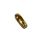 100 Fecho Canoa Dourado Corrente Bolinha Chaveiro Artesanato 100 Fecho Canoa Dourado Corrente Bolinha Chaveiro Artesanato