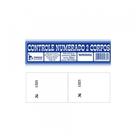 100 Folhas Bloco de Controle Numerado 2 Corpos